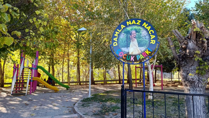 DAMLA NAZ KIZIMIZIN ADI PARKTA YAŞATILACAK