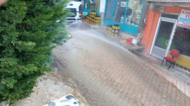 Çemişgezek Belediyesinden hafta sonu mesaisi